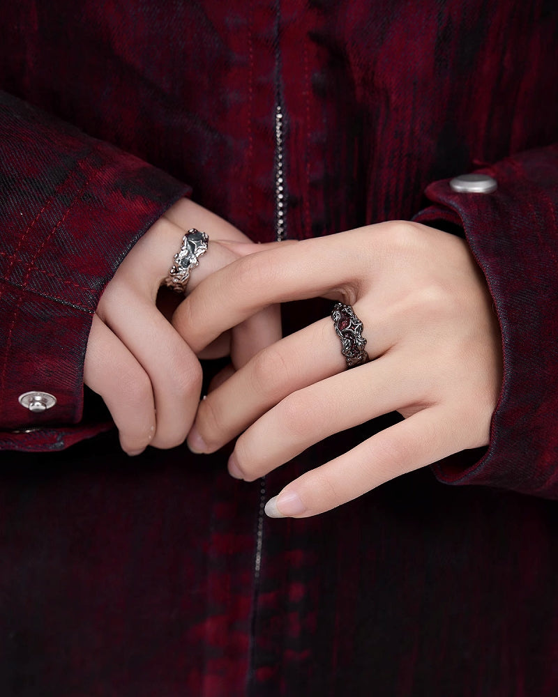 Galaxy Four-pointed Star Ring