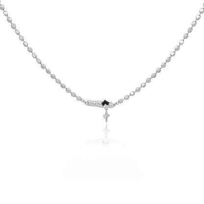 [FAITMAIN] Dark Chapter Geometric Necklace pg525