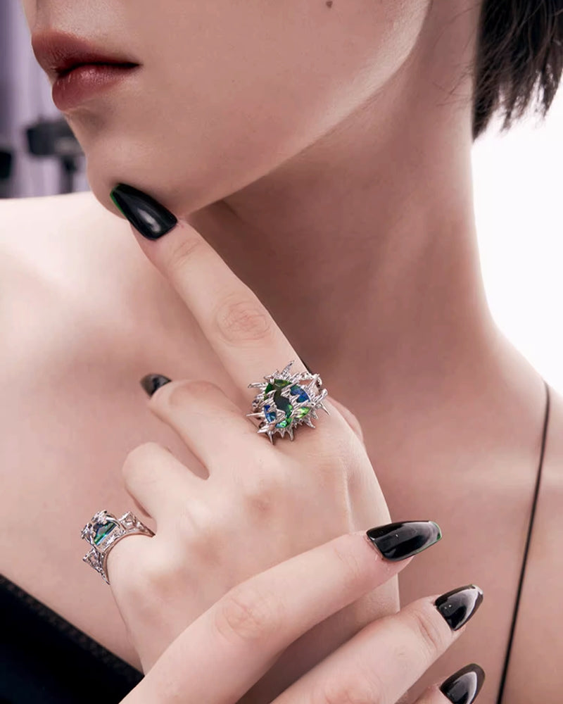 [OCTO VITA] Dark Erosion Rheology Ring pg533