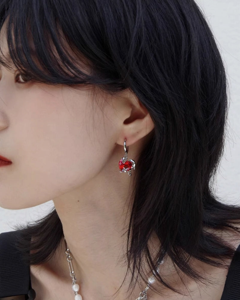 [Esak∞chi]Melting Love Asymmetric Earrings pg1190