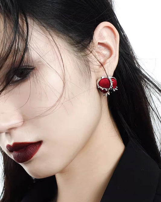 【OCTO VITA】Evil Girl Crazy Flower Earrings02 pg699