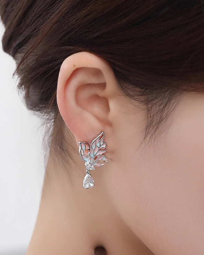 Gradient Butterfly Earrings