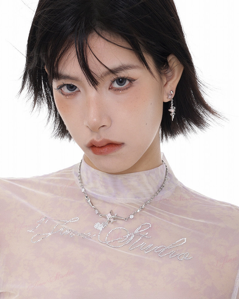 [SUMIYAKI] Star Twine Tree Earrings pg1765