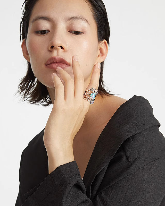 [Hard Candy] The Dark Side Of The Rose Heart Ring pg1852