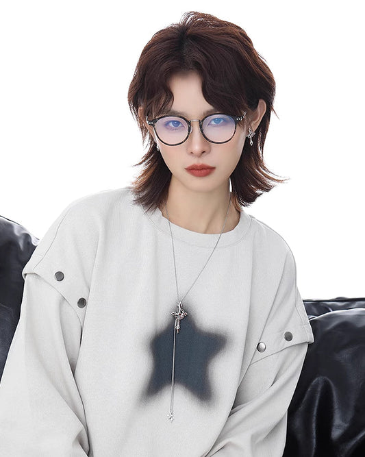 Blood Moon Cross Necklace