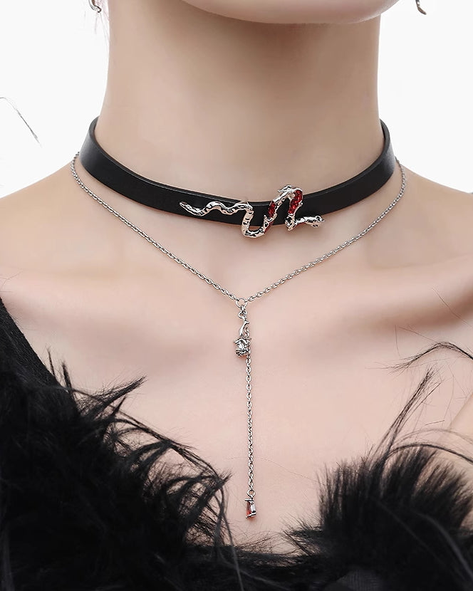 Red Snake Choker