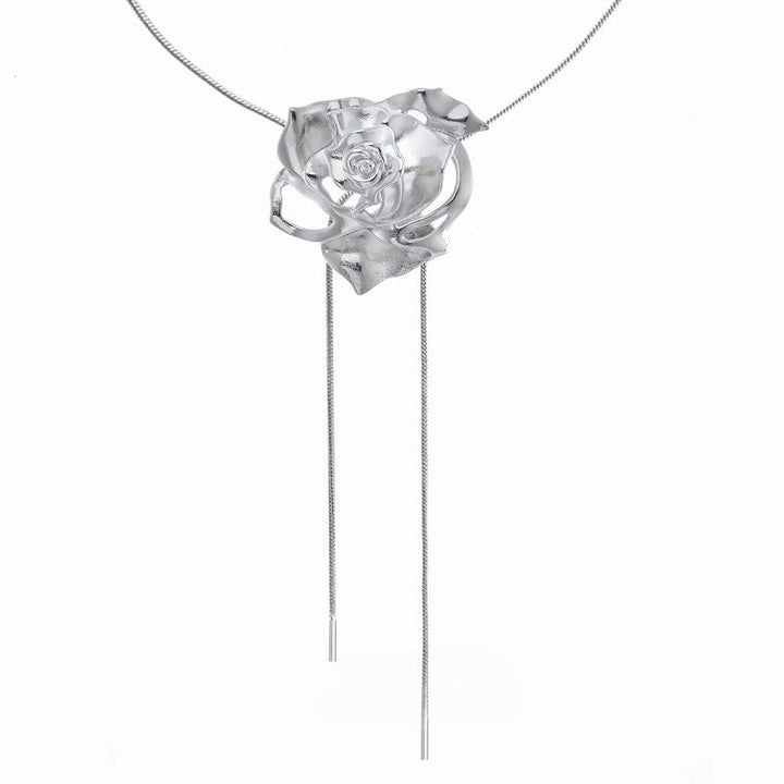 【1ST XULIE】Forbidden Rose Pull Necklace pg822