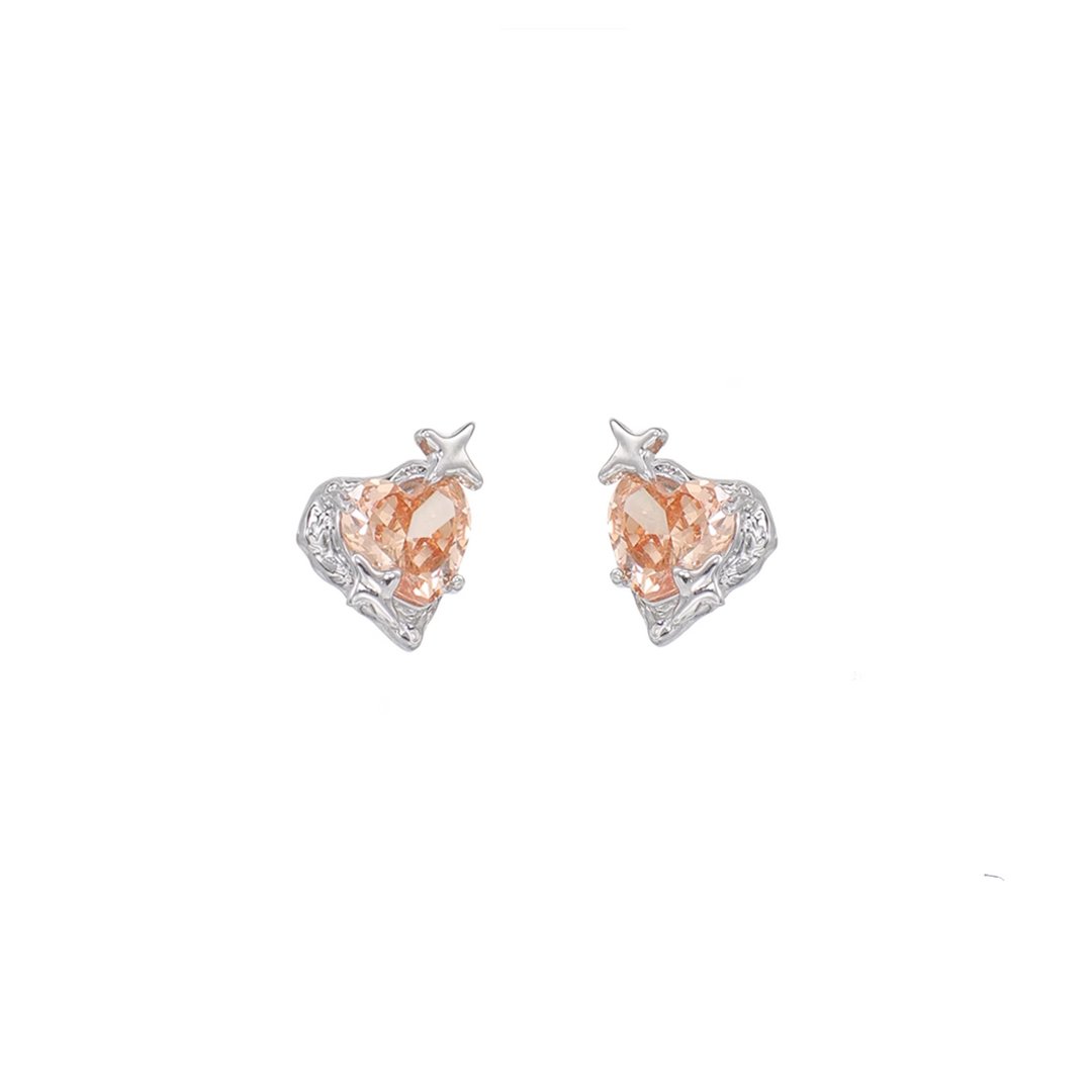 【SUMIYAKI】Mystery Orange Love Earrings pg1253