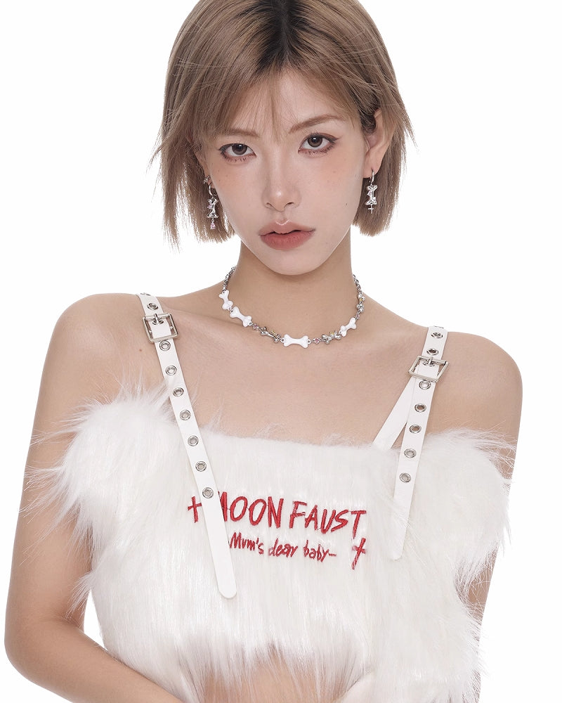 [SUMIYAKI] Cute Bones Necklace pg496