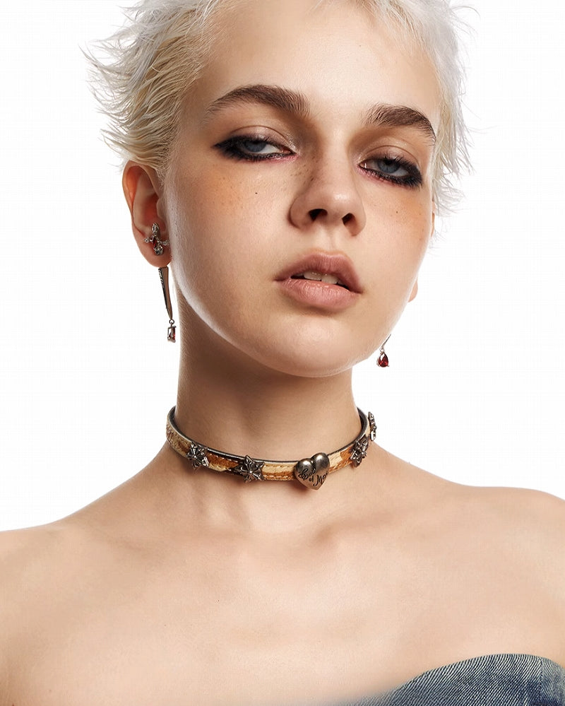 [OCTO VITA] Dune Wasteland Love Star Choker pg666