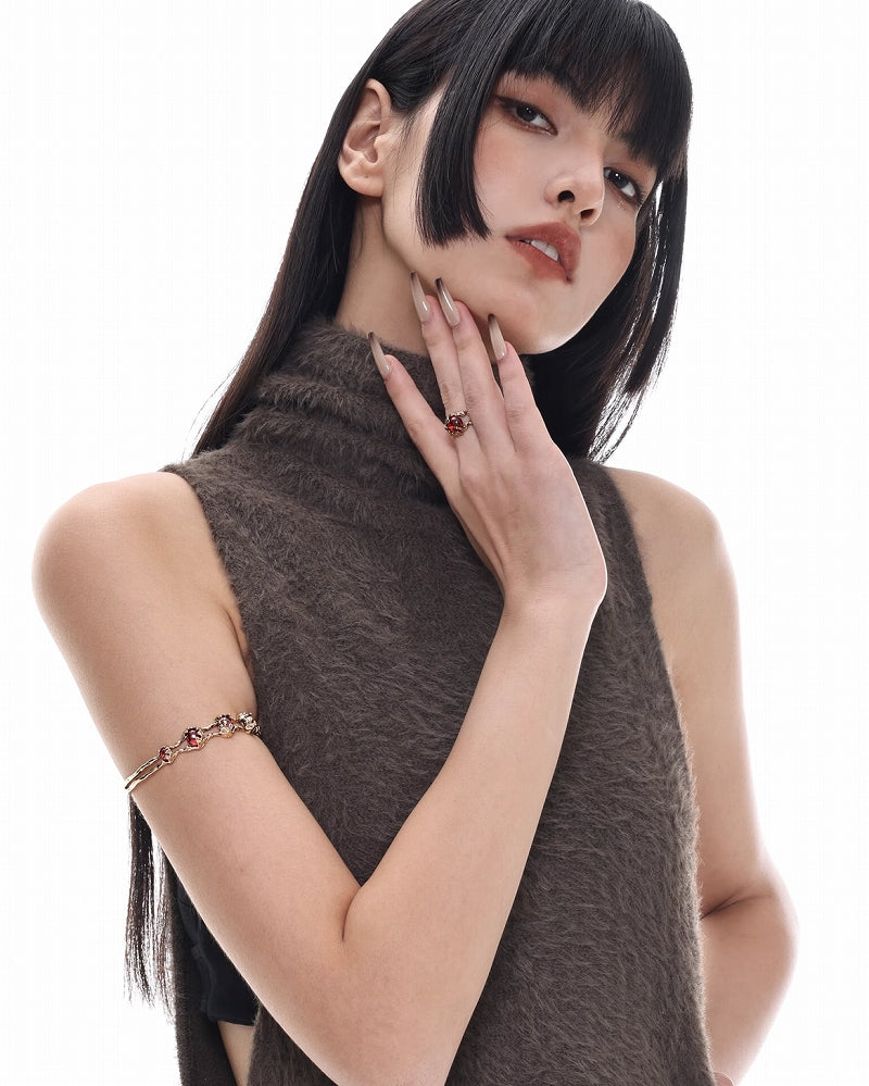 [SUMIYAKI] Dune Red Arm Bracelet pg653