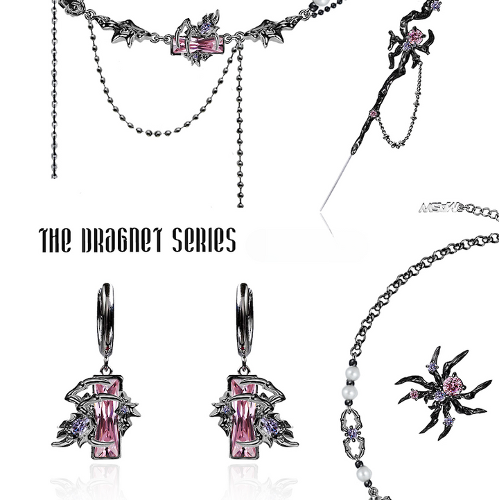 【MASW】Dragnet Spider Earrings03 pg608