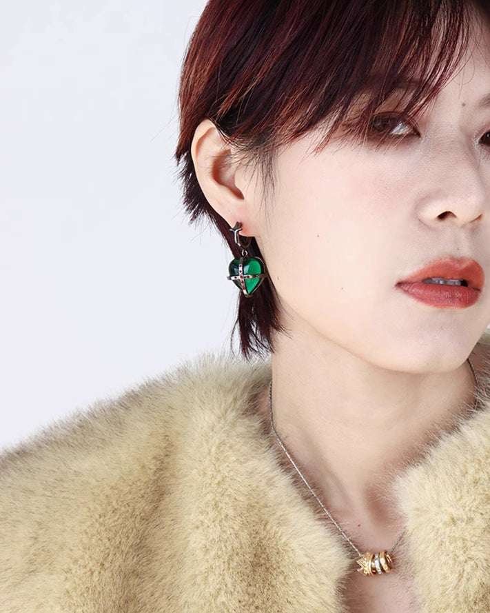 [Esak∞chi]Taboo Love Heart Earrings pg1821