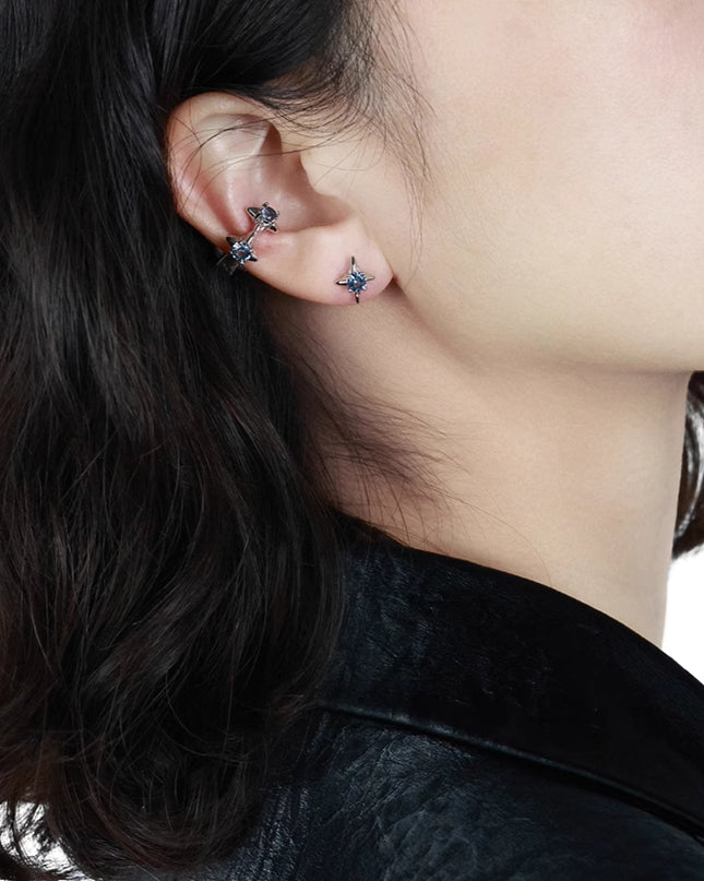 [OOMEOO] Star Fall Blue Zirconia Cuff pg1719