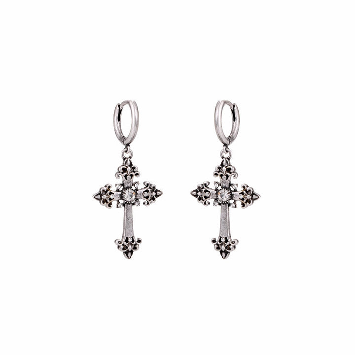 【SUMIYAKI】Punk Cross Earrings pg1402