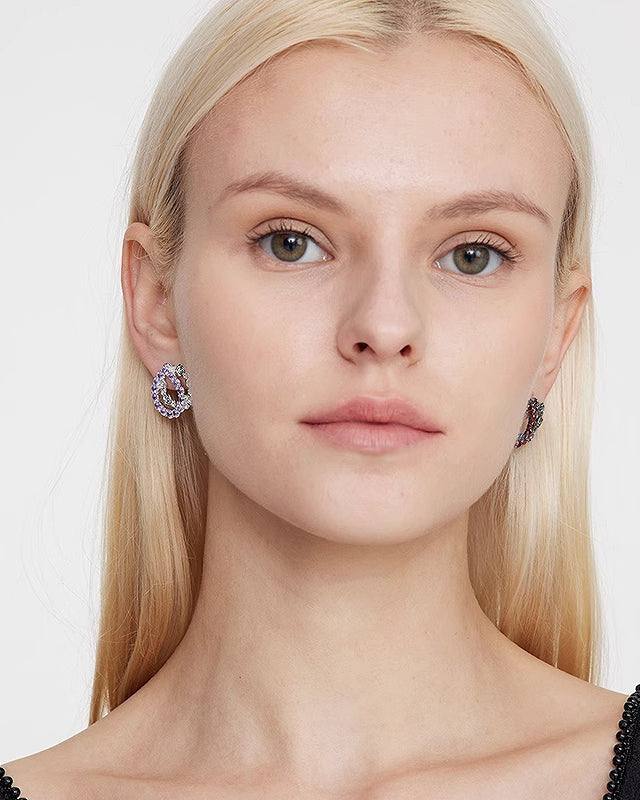 [Hard Candy] Secret Garden Rose Garland Earrings02 pg1583