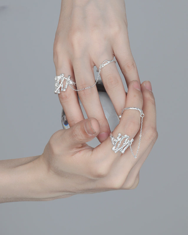 【1ST XULIE】Bone Chain Ring pg234