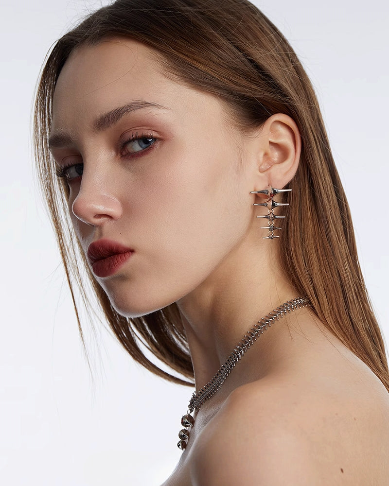 【OCTO VITA】Eternal Spinal Bone Earrings pg692