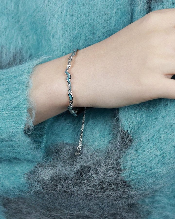 【OOMEOO】Blue Waves Bracelet pg231