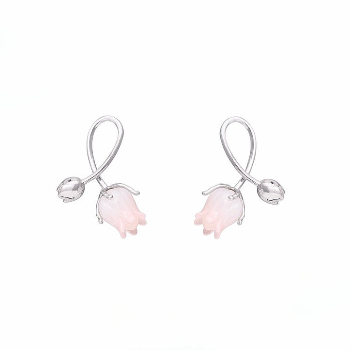 【SUMIYAKI】Tulip Flower Earrings pg1924