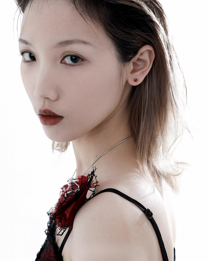 【1ST XULIE】Forbidden Rose Buds Earrings pg803