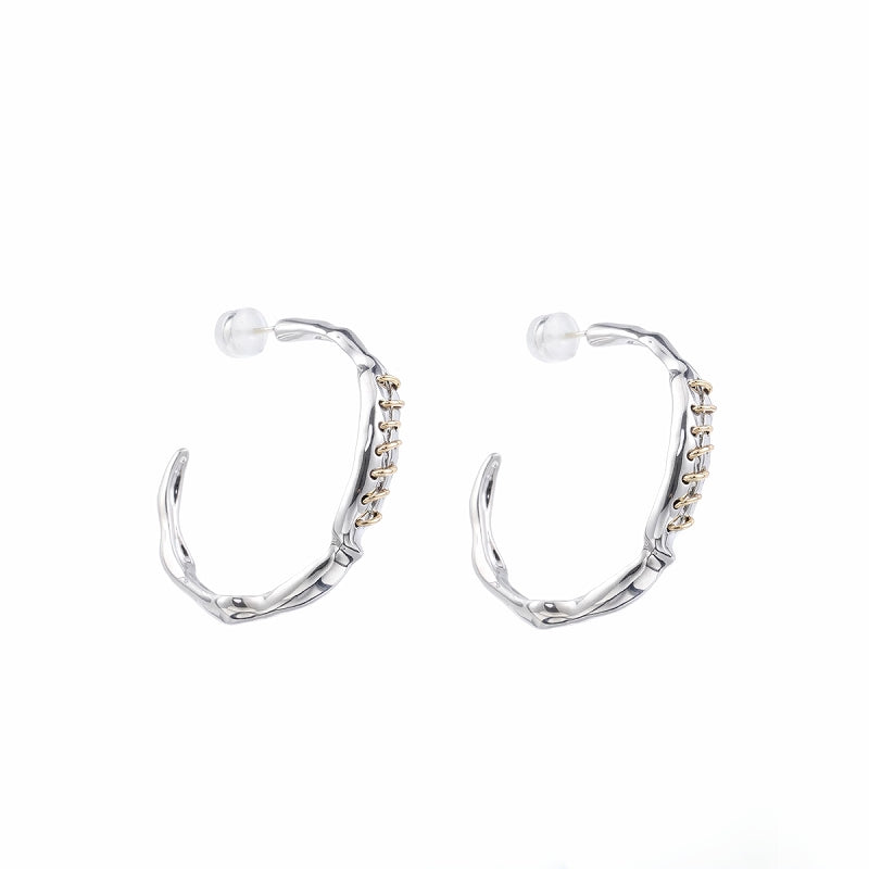 【SUMIYAKI】Trauma C Hoop Earrings pg1919