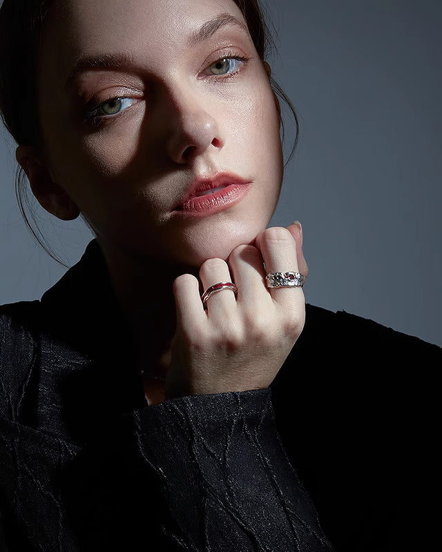 [FAITMAIN] Benmingnian Red Dripping Glaze Ring pg140