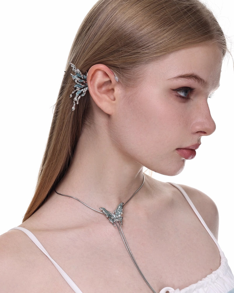 [SUMIYAKI] Xeno-Butterfly Pull Out Necklace pg2023