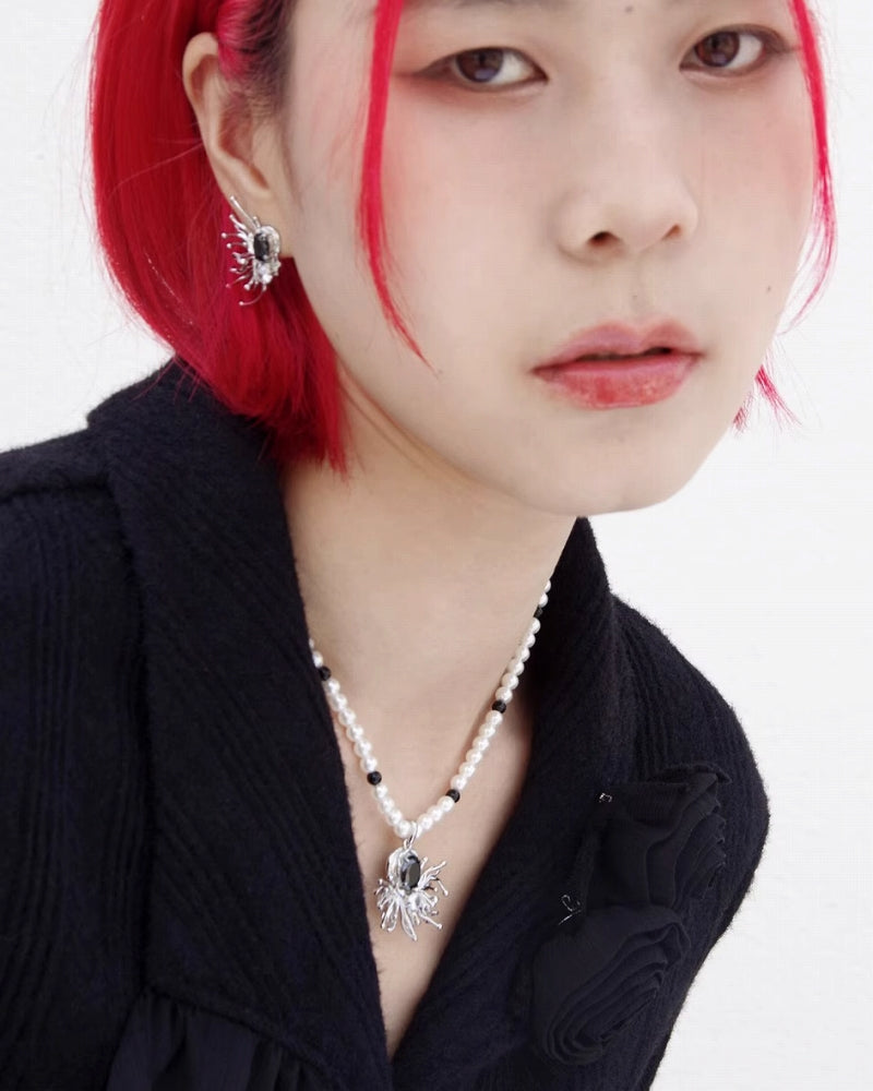 [Esak∞chi]Xuanming Butterfly Dark Necklace pg2024