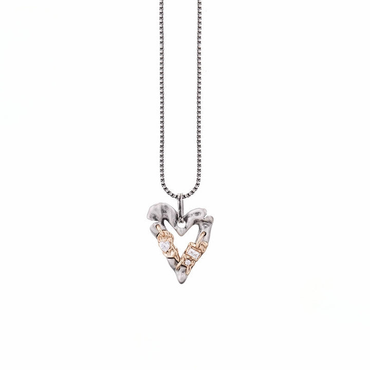 【SUMIYAKI】Lava Heart Necklace pg1056