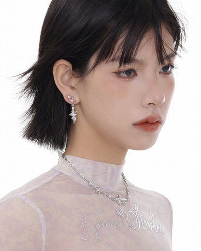[SUMIYAKI] Star Twine Tree Earrings pg1765