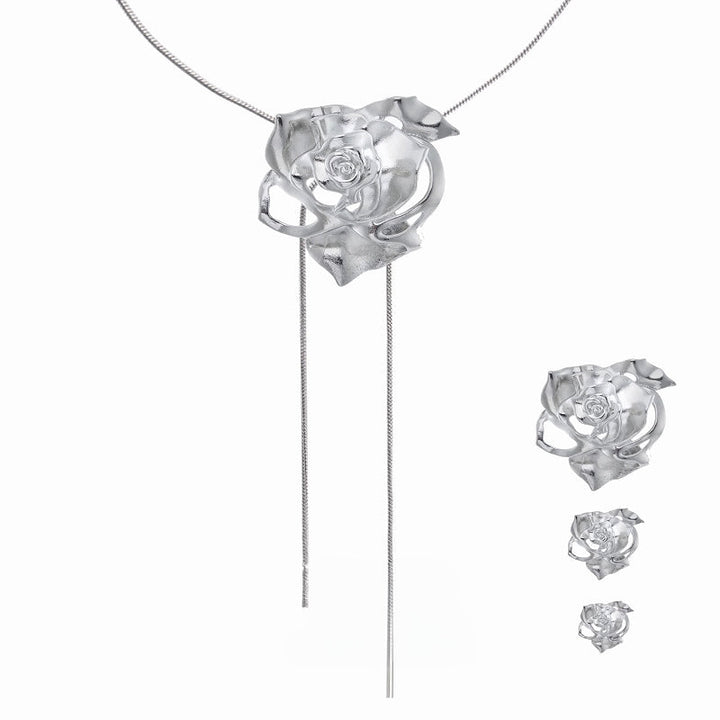 【1ST XULIE】Forbidden Rose Pull Necklace pg822