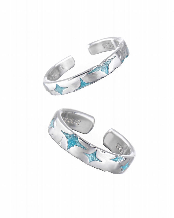 【1ST XULIE】Sea Starry Sky Seabed Ring pg1549