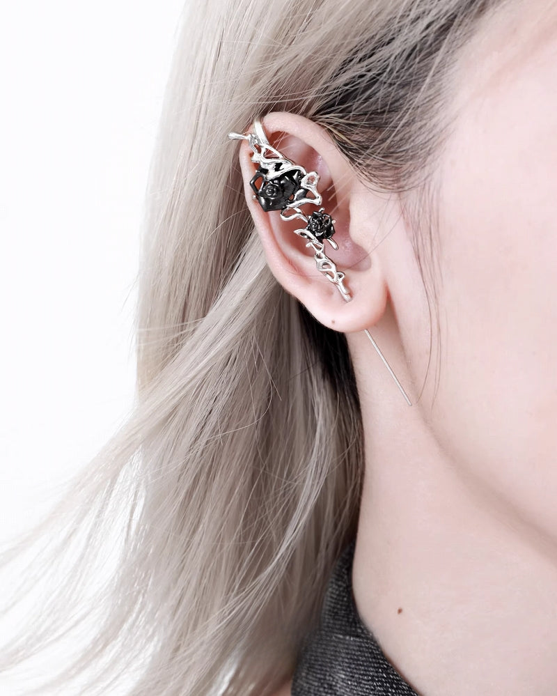 [1ST XULIE] Forbidden Rose Earring pg813