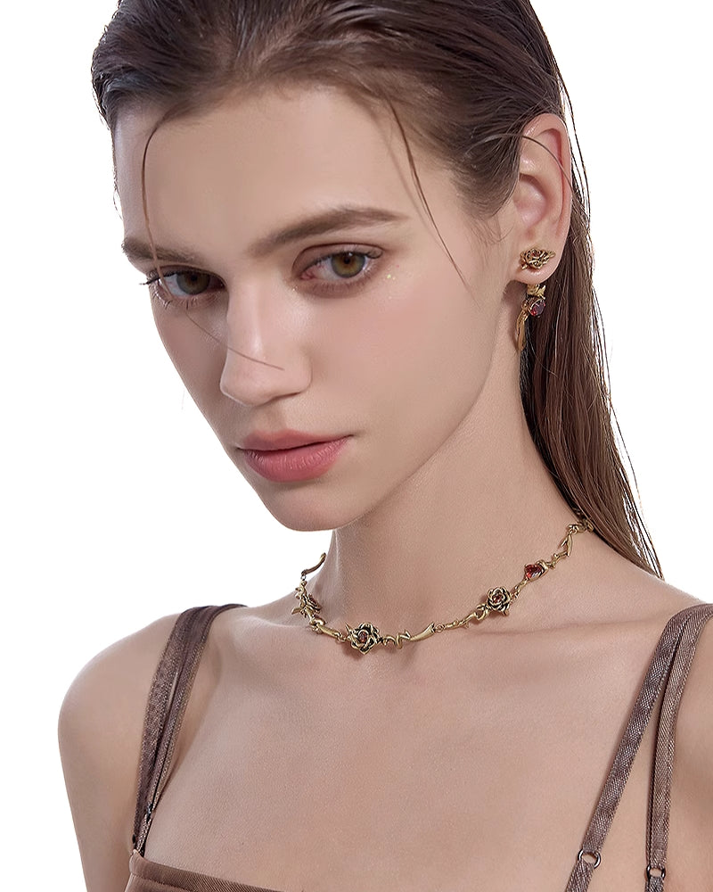 [MASW] Nostalgia Rose Necklace pg1301