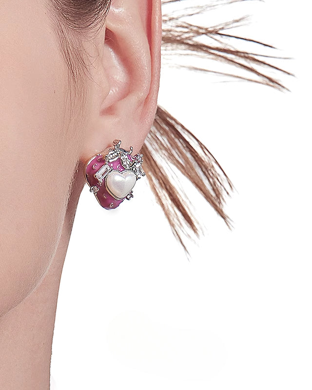 [MASW] Secret Garden Strawberry Earrings02 pg1589