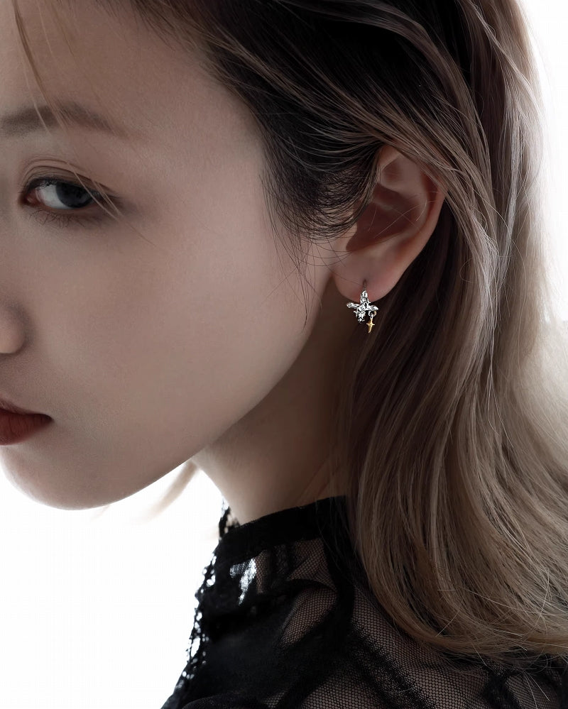[1ST XULIE] Star Orbit Star Earrings pg1741
