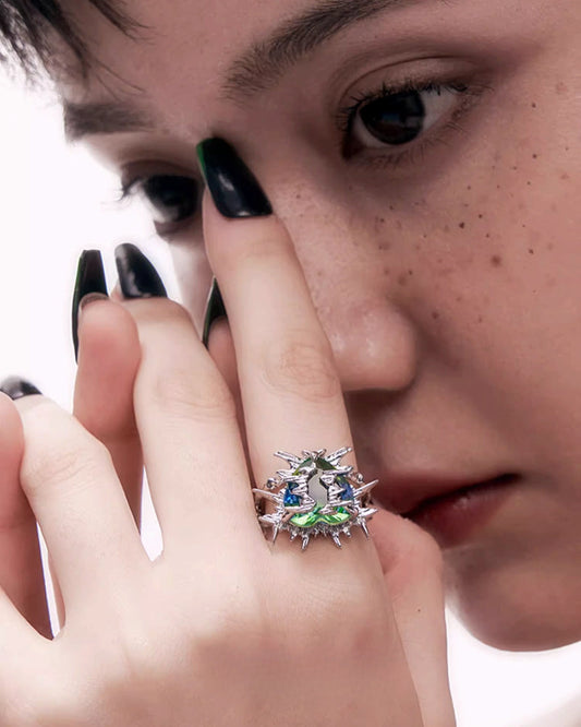 [OCTO VITA] Dark Erosion Rheology Ring pg533