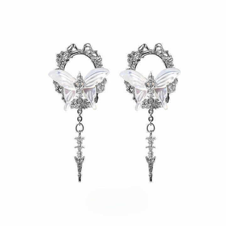 [1ST XULIE] Butterfly Skeleton Earrings 01 pg345