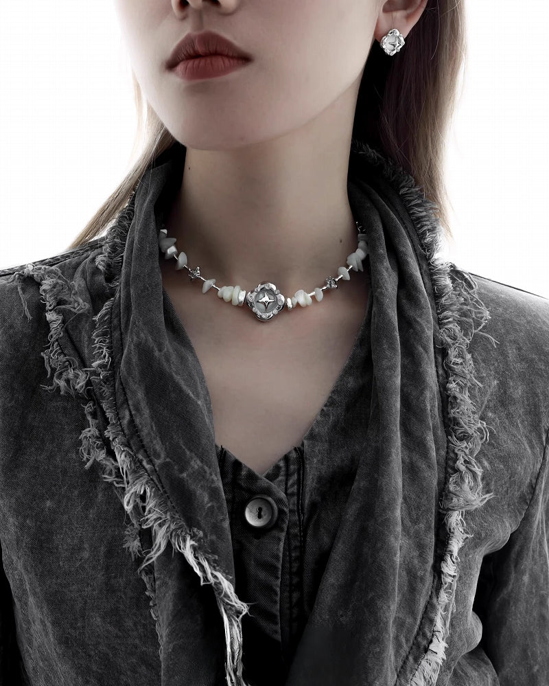 【1ST XULIE】Star Orbit Star Shell Necklace pg1742