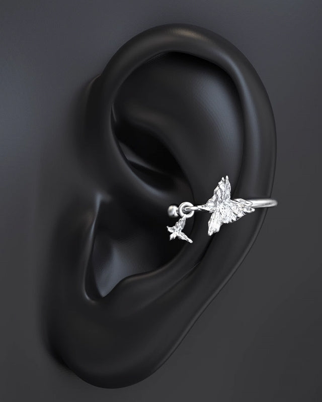 [1ST XULIE] Butterfly Island Cuff & Lip Clip pg322
