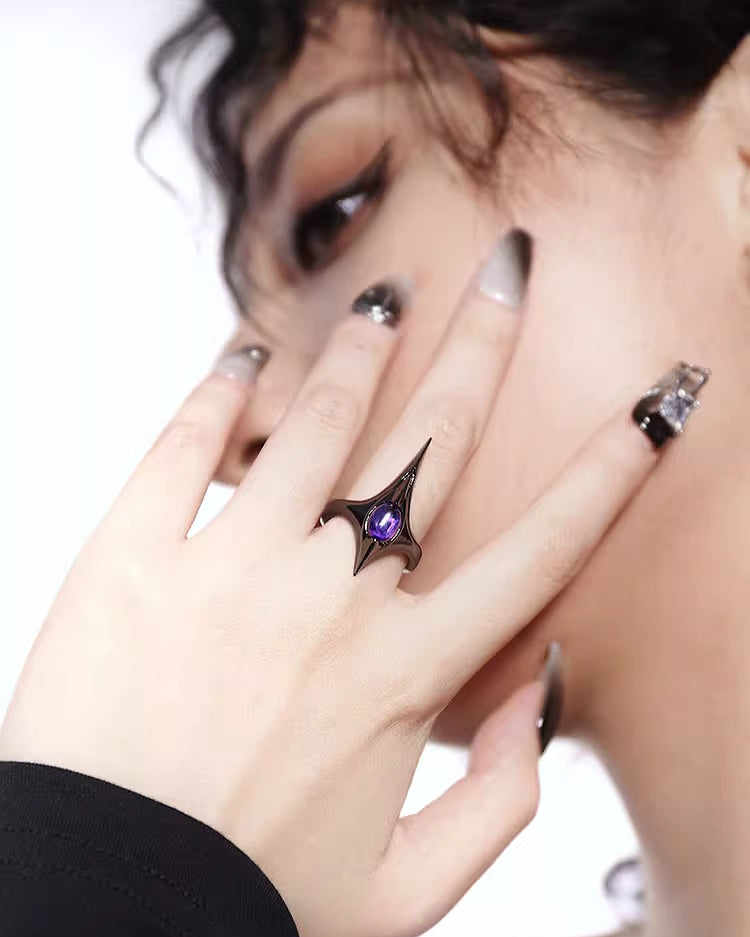 [OCTO VITA] Cosmic Scorpion Spiked Ring pg463