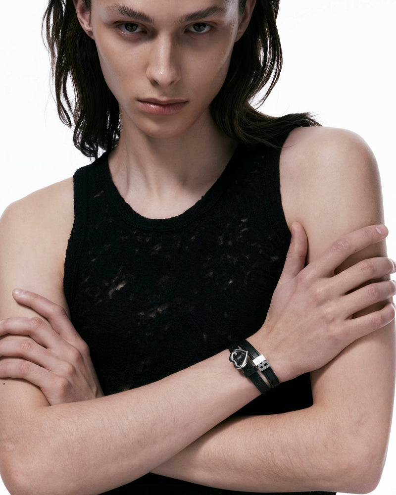 [BLACKHEAD]B Label Love Leather Bracelet & Choker pg88