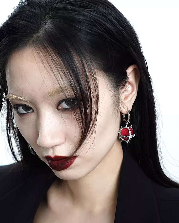 [OCTO VITA] Evil Girl Crazy Flower Earrings01 pg698