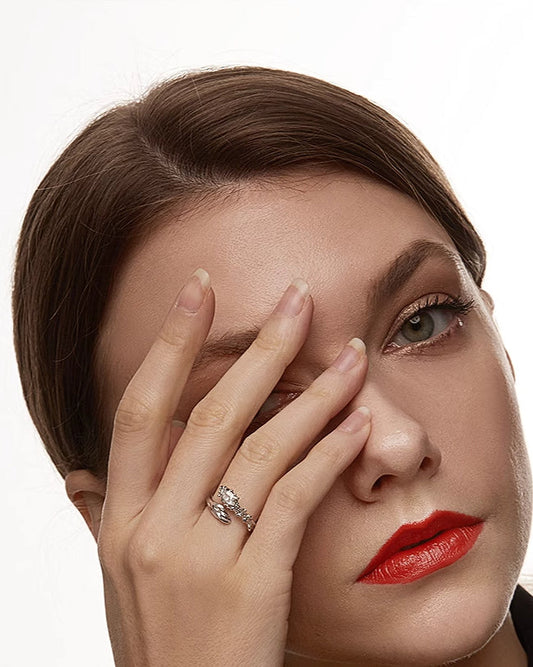 [FAITMAIN] Lunar Eclipse Serpentine Snake Ring pg1157