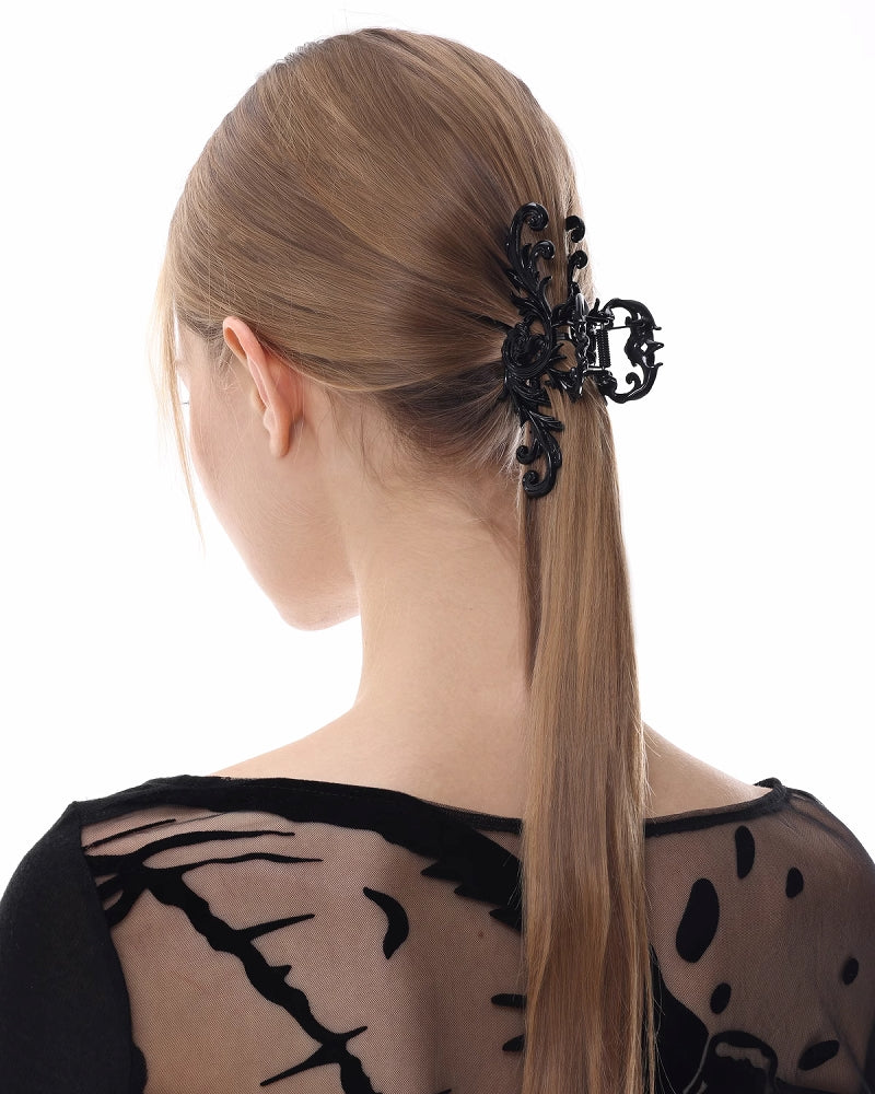 [SUMIYAKI] Vintage Carved Shark Hair Clip pg1941