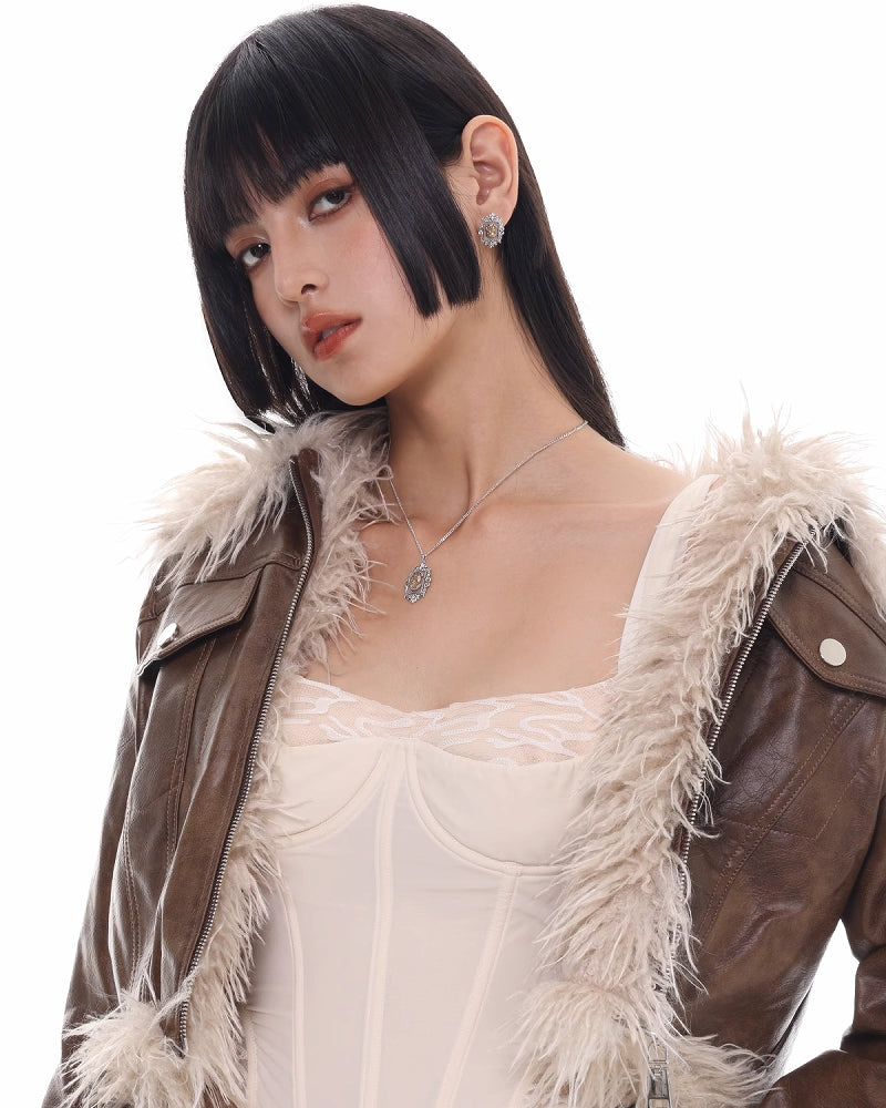 【SUMIYAKI】Picture Frame Retro Necklace pg1361