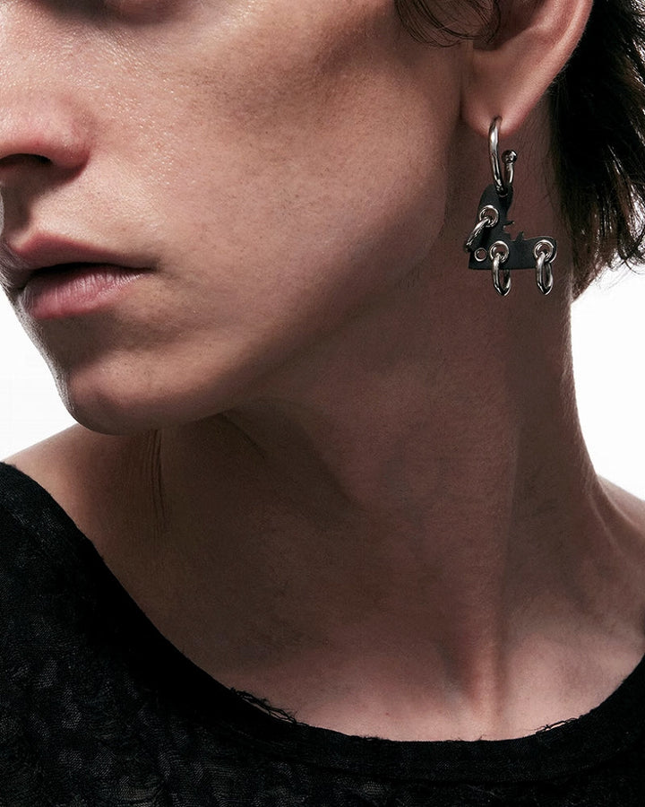 【BLACKHEAD】Punk Mania Graffiti Earrings pg1415