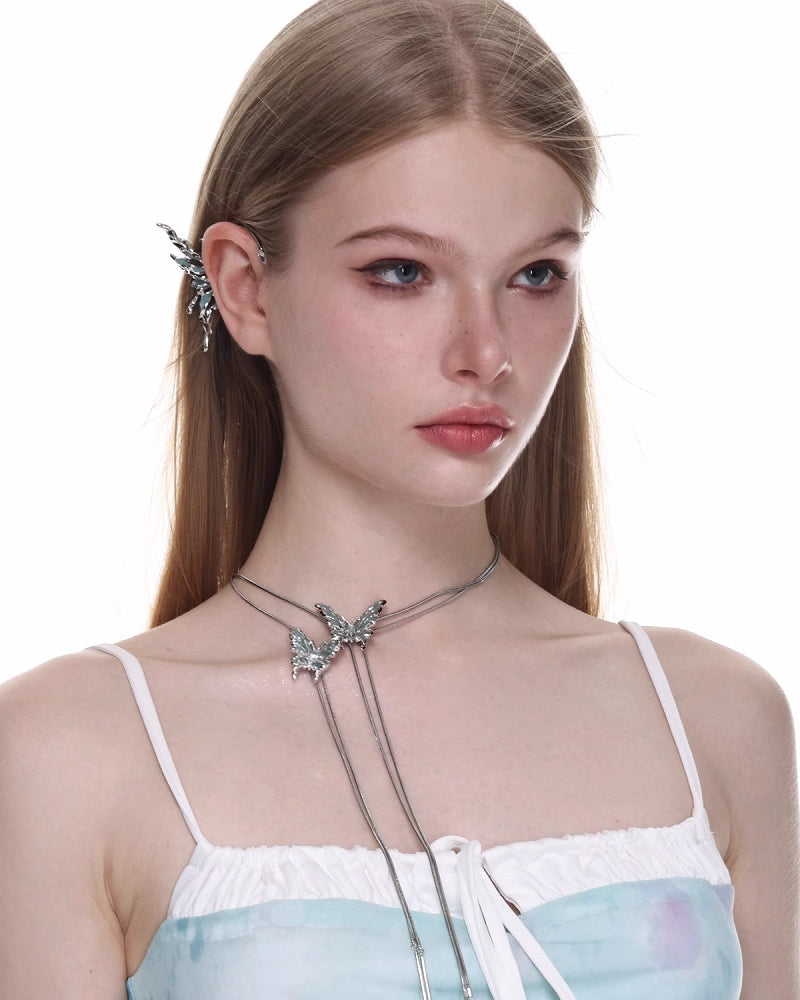 [SUMIYAKI] Xeno-Butterfly Pull Out Necklace pg2023