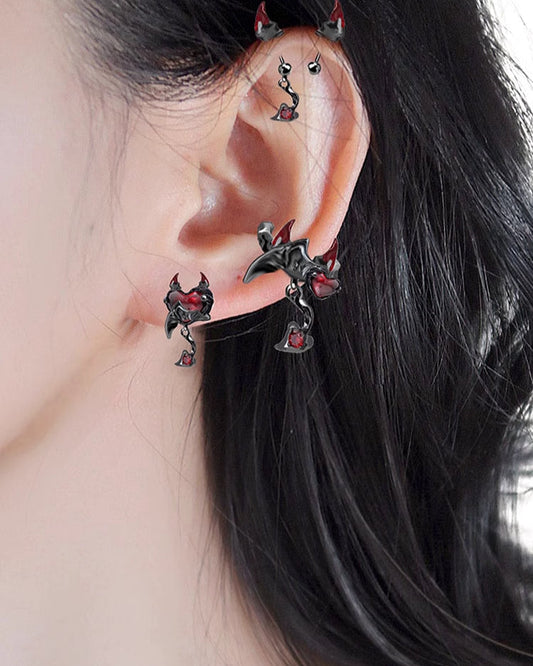Carnival Party Devil Cartilage Earrings